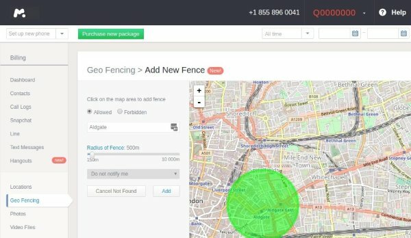 geofencing mspy